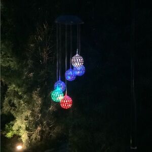 Windshine Solar LED Wind Chime.